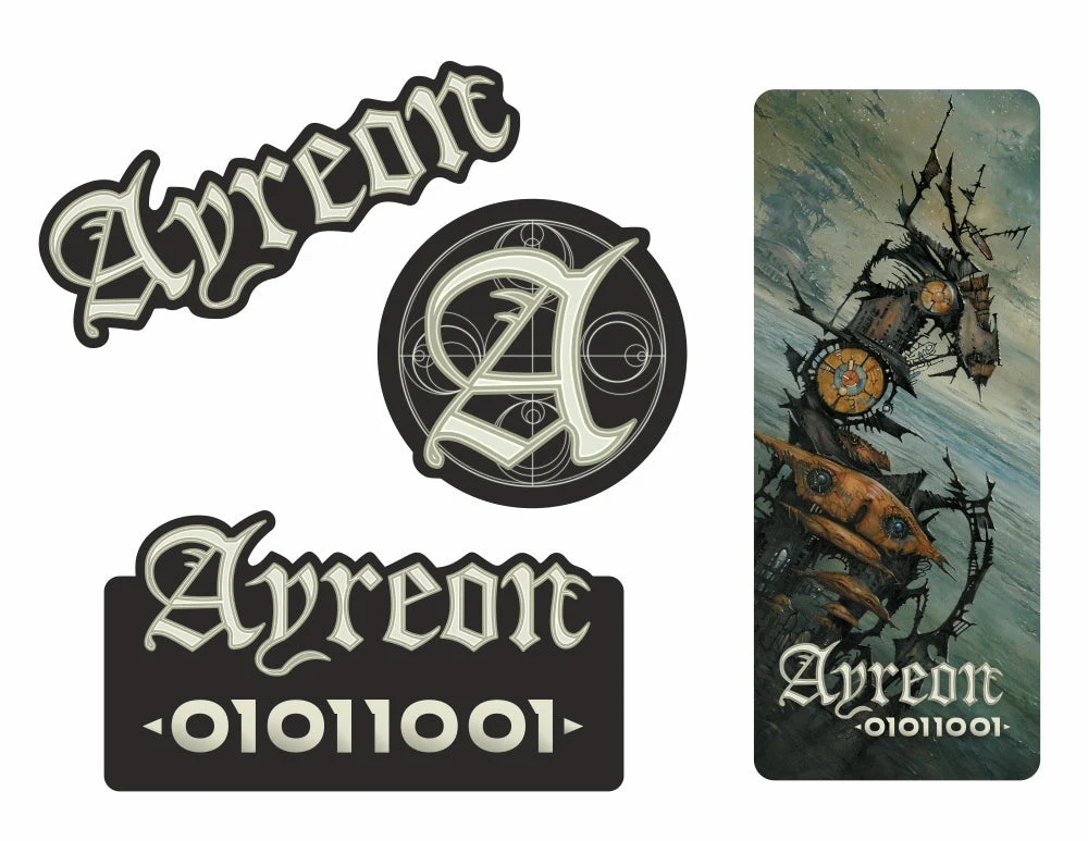 2 bedrukte stickers