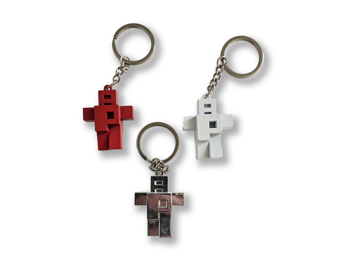 Metalen sleutelhanger lov