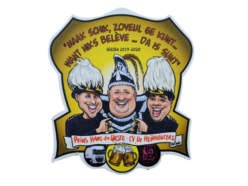 Gepersonaliseerde plastic medaille heikneuters